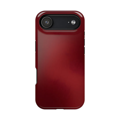 Deep Crimson Gradient Magnetic Impact Case