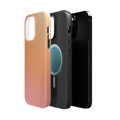 Orange to Pink Sunrise Gradient Magnetic Case