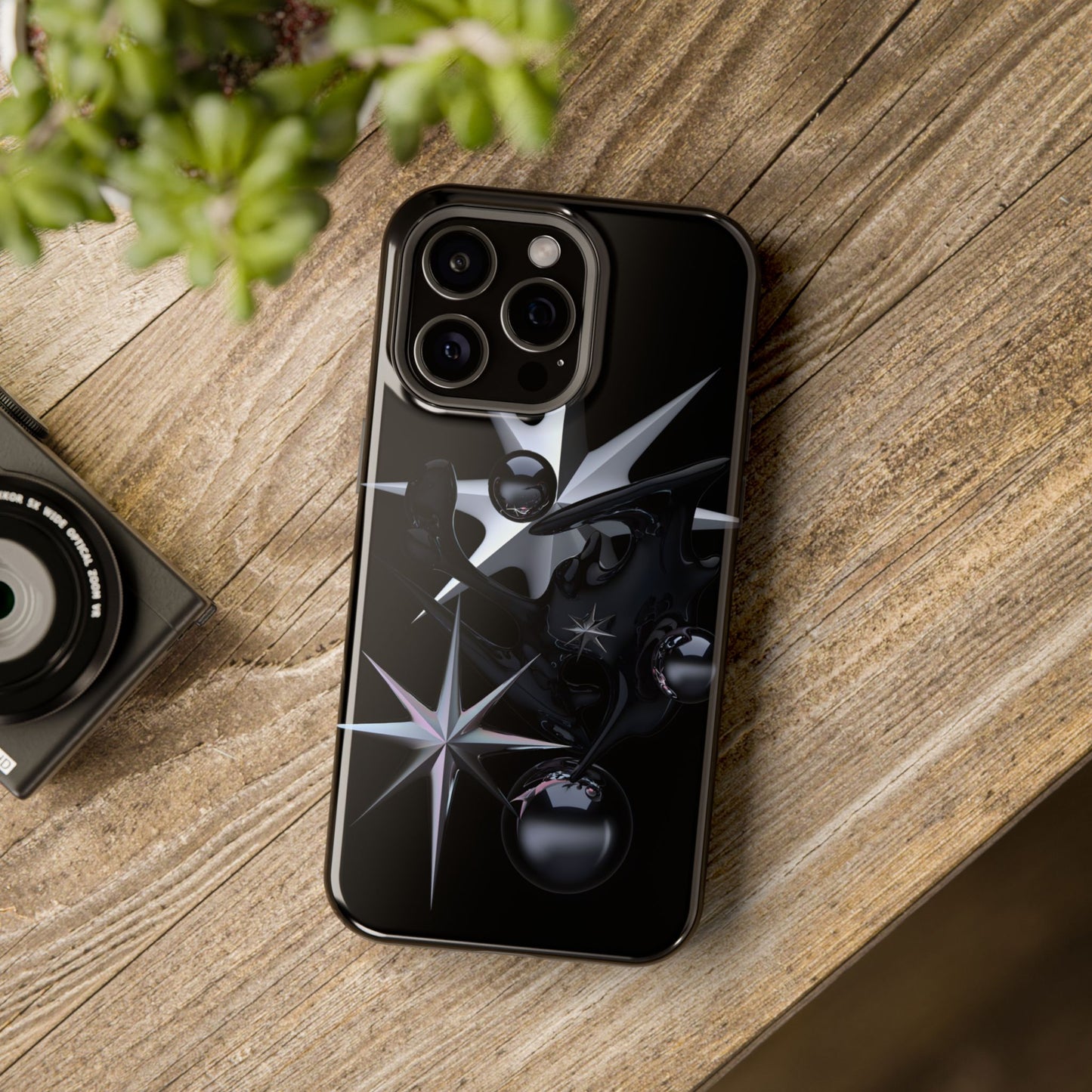Cyber Star Liquid Metal Magnetic Tough Case