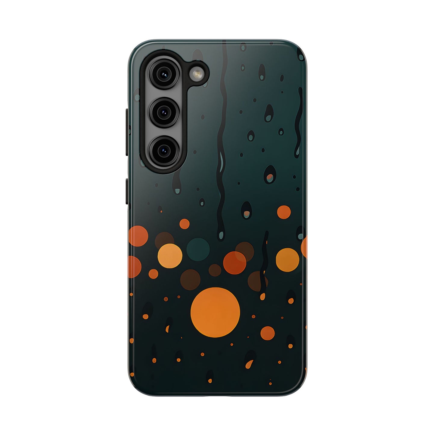 Rainy City Nights Tough Case - Abstract Bokeh Lights Cover for iPhone & Samsung