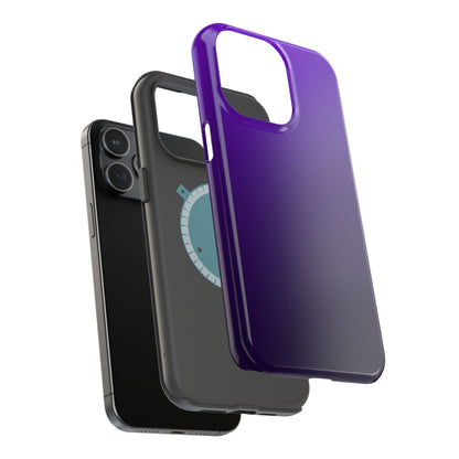 Midnight Amethyst: Dark Purple Gradient MagSafe Case