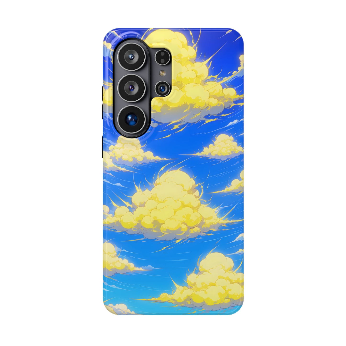 Cinematic Anime Sky: Vibrant Golden Cloudscape MagSafe Case