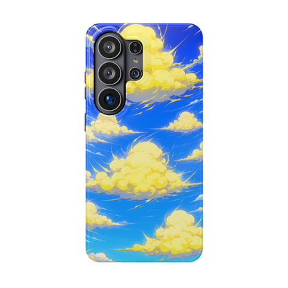 Cinematic Anime Sky: Vibrant Golden Cloudscape MagSafe Case