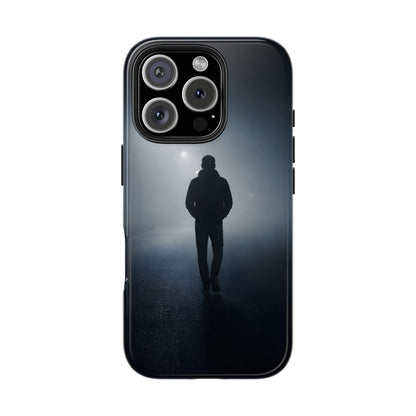 Foggy Night Silhouette Tough Case - Urban Mystery Cover for iPhone & Samsung