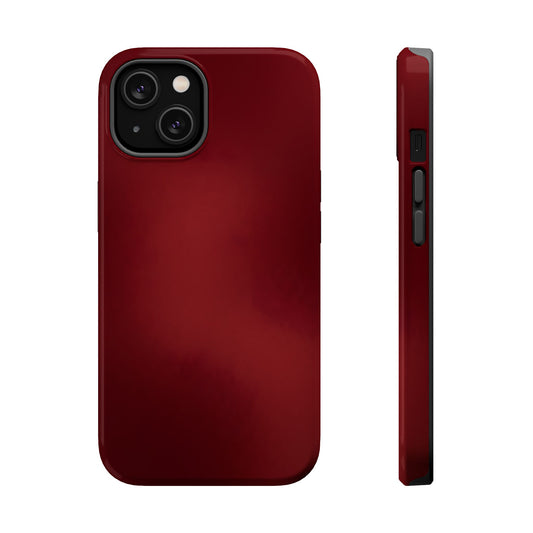 Deep Crimson Gradient Magnetic Impact Case