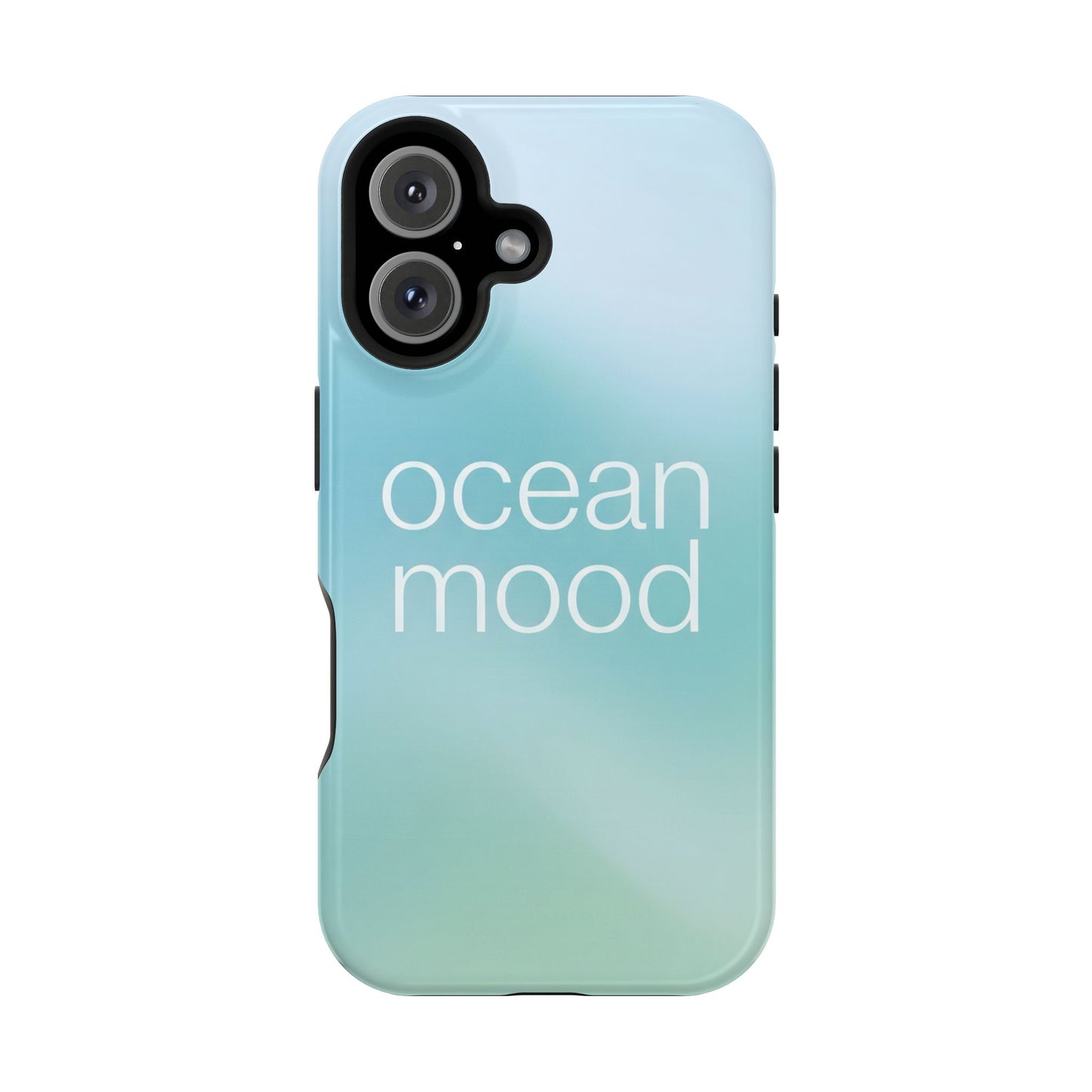 Teal & Sand Gradient Magnetic Impact Case - Ocean Mood