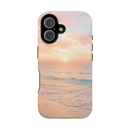 Serene Sunset Beach Magnetic Impact Case