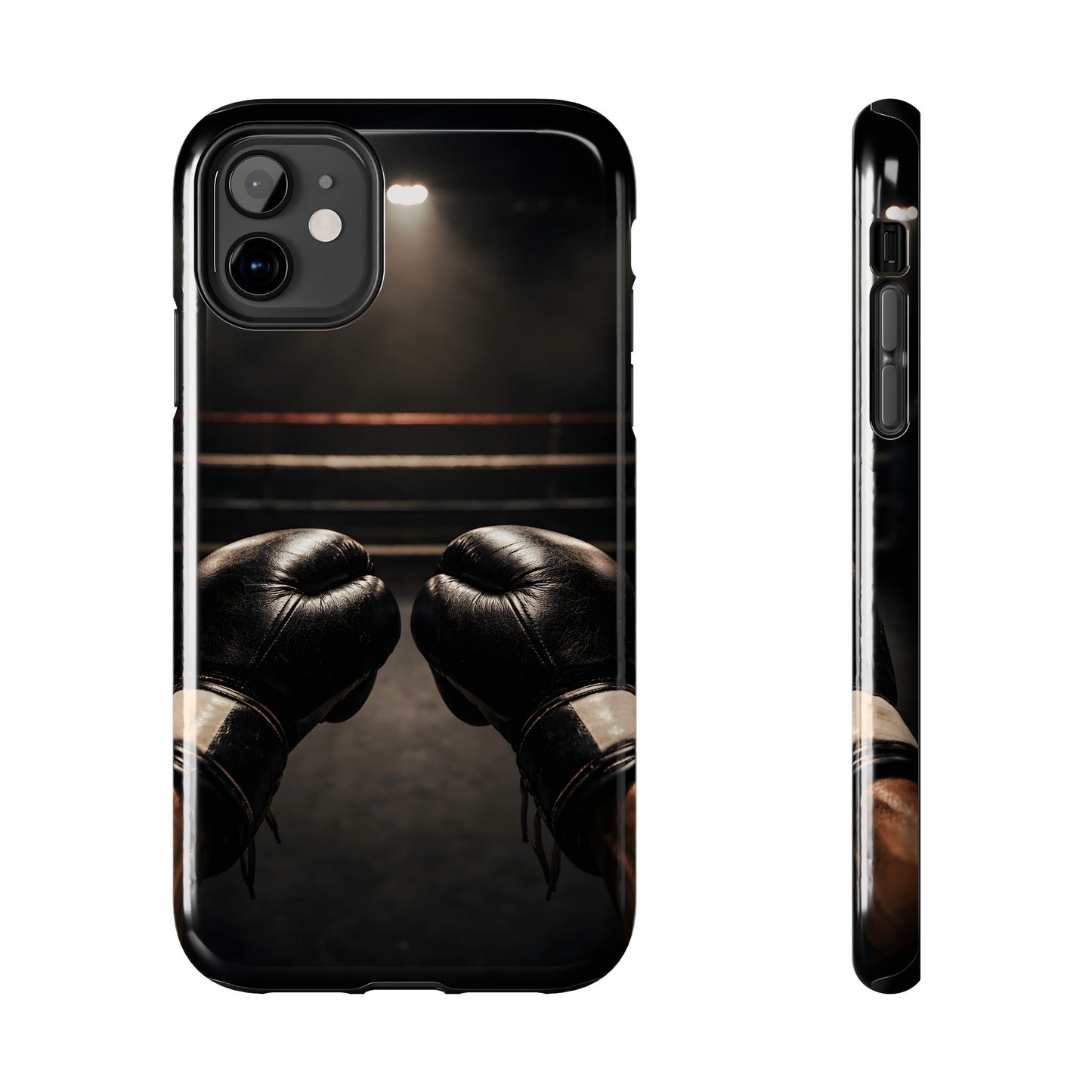 Boxing Gloves Ring POV Tough Case - Cinematic Combat Sports Cover for iPhone & Samsung