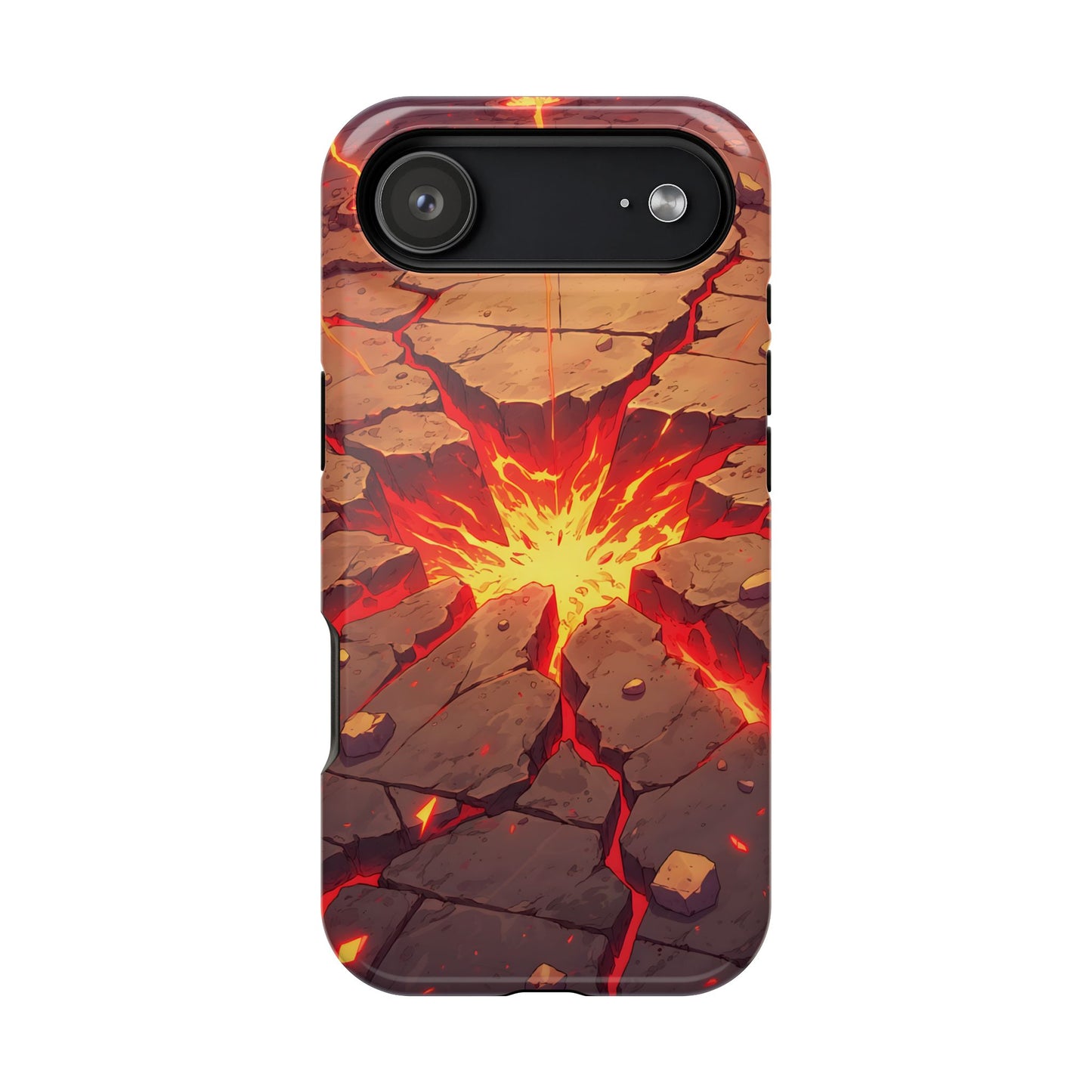Magma Impact: Epic Shattered Earth MagSafe Case