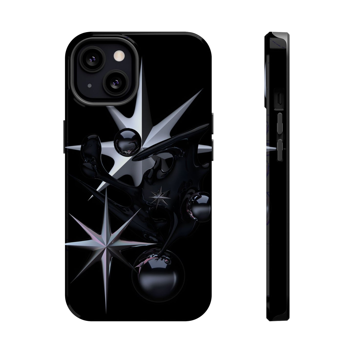 Cyber Star Liquid Metal Magnetic Tough Case