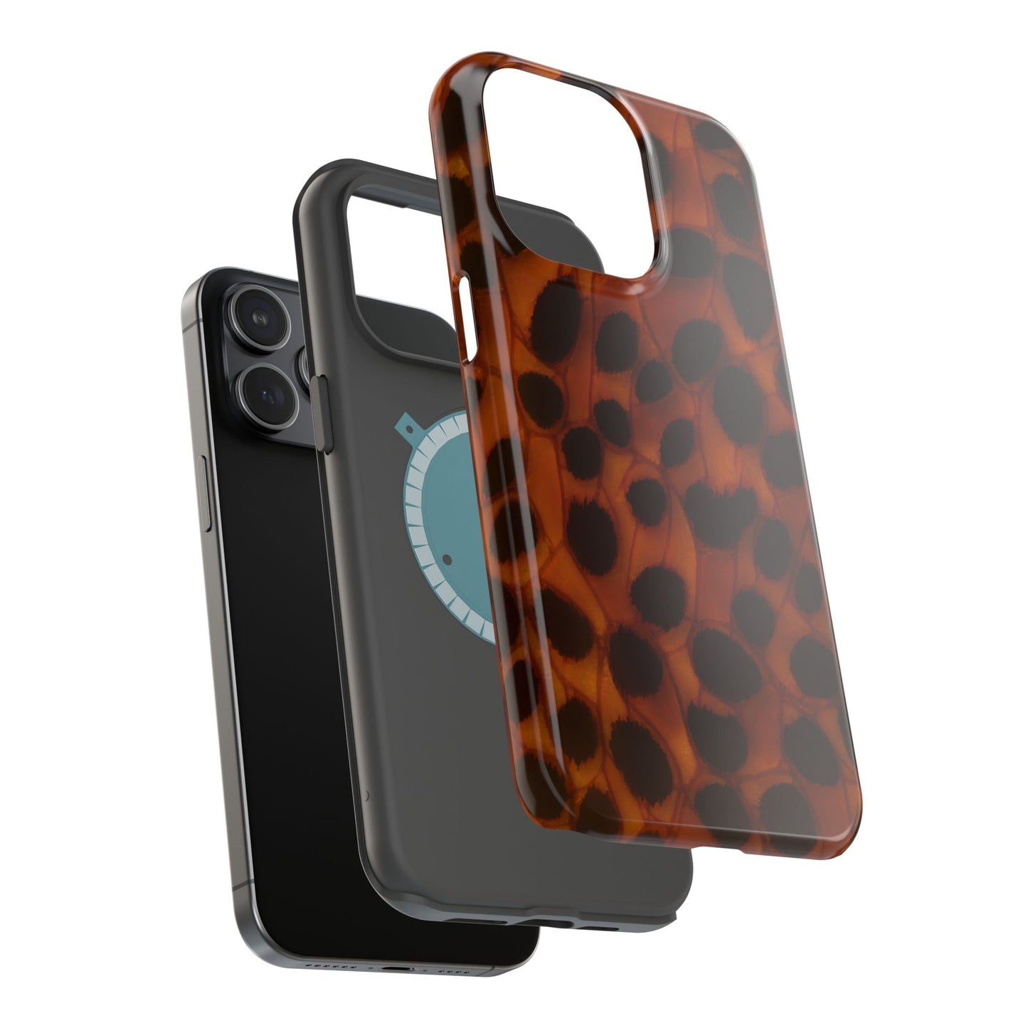 Dark Amber Tortoise Shell Magnetic Tough Case