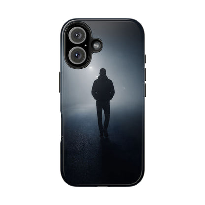 Foggy Night Silhouette Tough Case - Urban Mystery Cover for iPhone & Samsung
