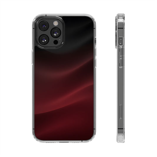 Dark Burgundy Silk Aura Case - MagSafe Compatible Elegant Cover