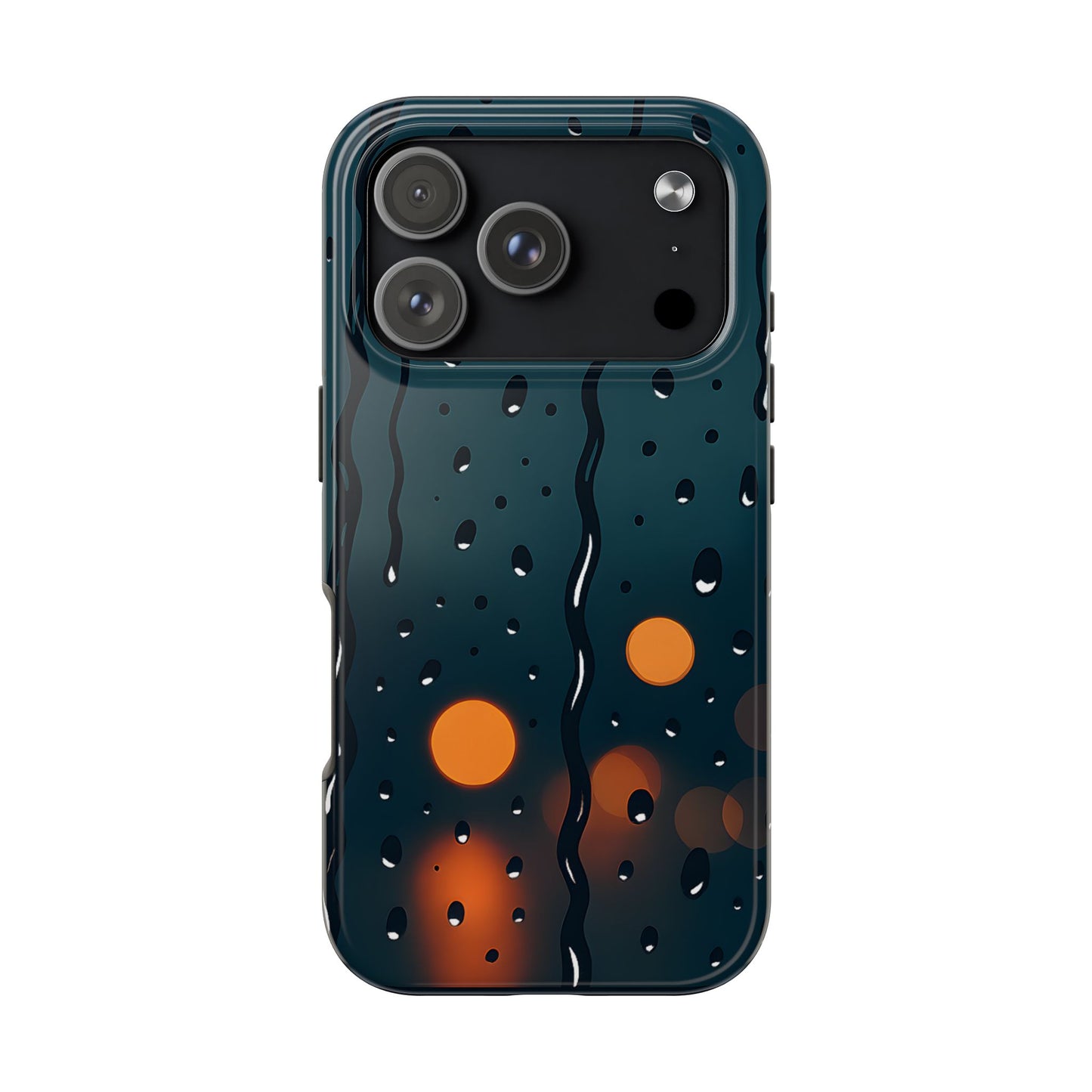 Rainy City Night Tough Case - Moody Urban Aesthetic Phone Cover