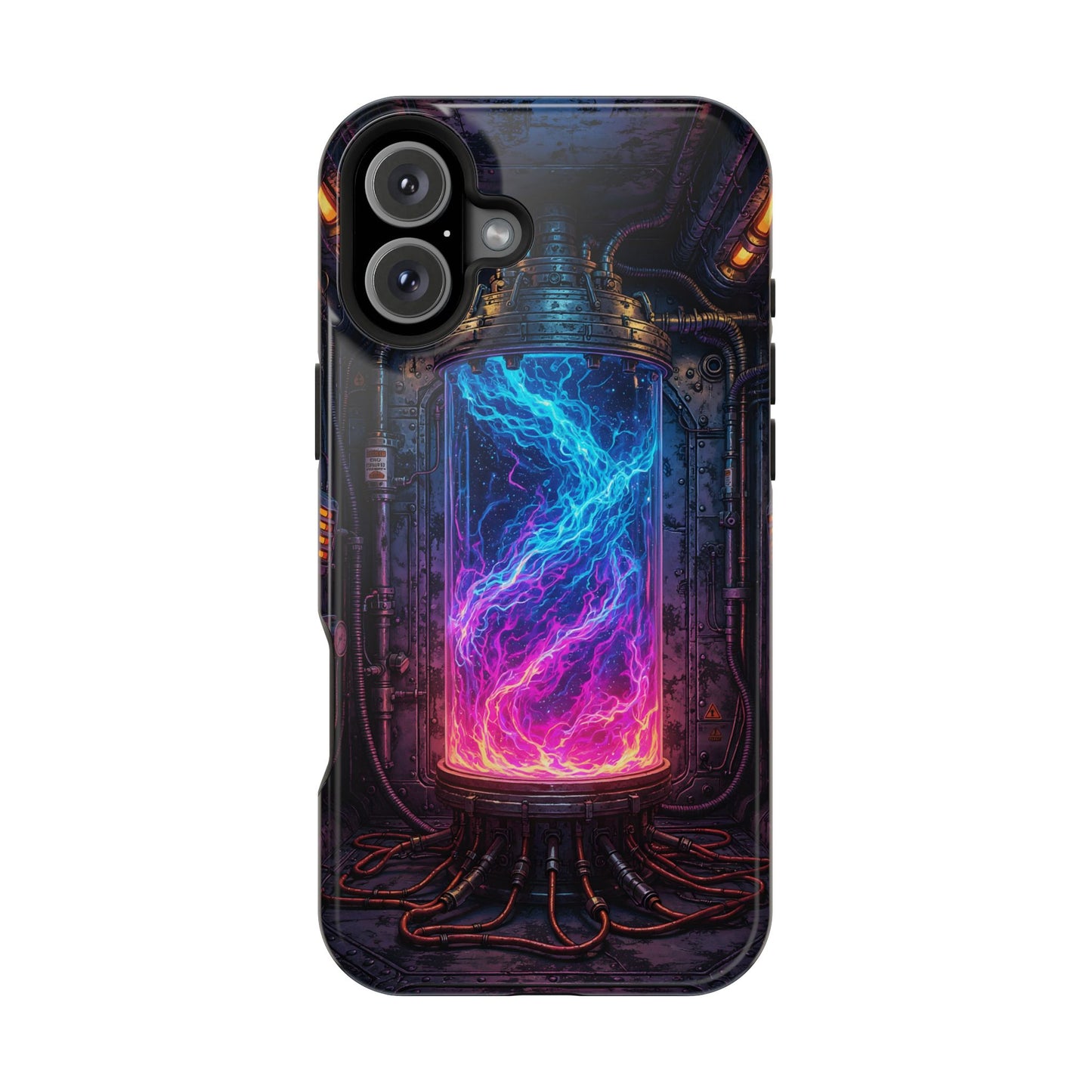 Neon Reactor: Cyberpunk Energy Core MagSafe Case