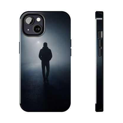 Foggy Night Silhouette Tough Case - Urban Mystery Cover for iPhone & Samsung