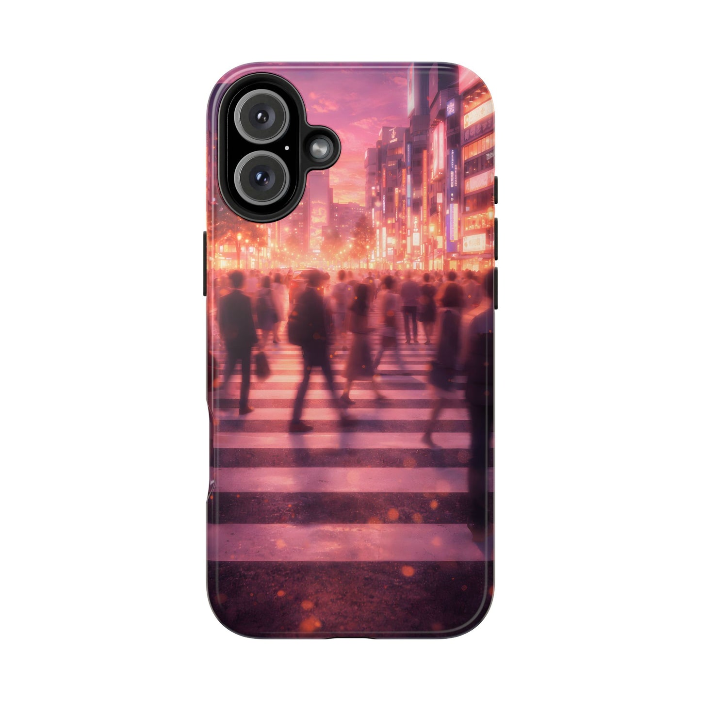 Tokyo Twilight Crossing Tough Case - Urban Japan Skyline Cover for iPhone & Samsung
