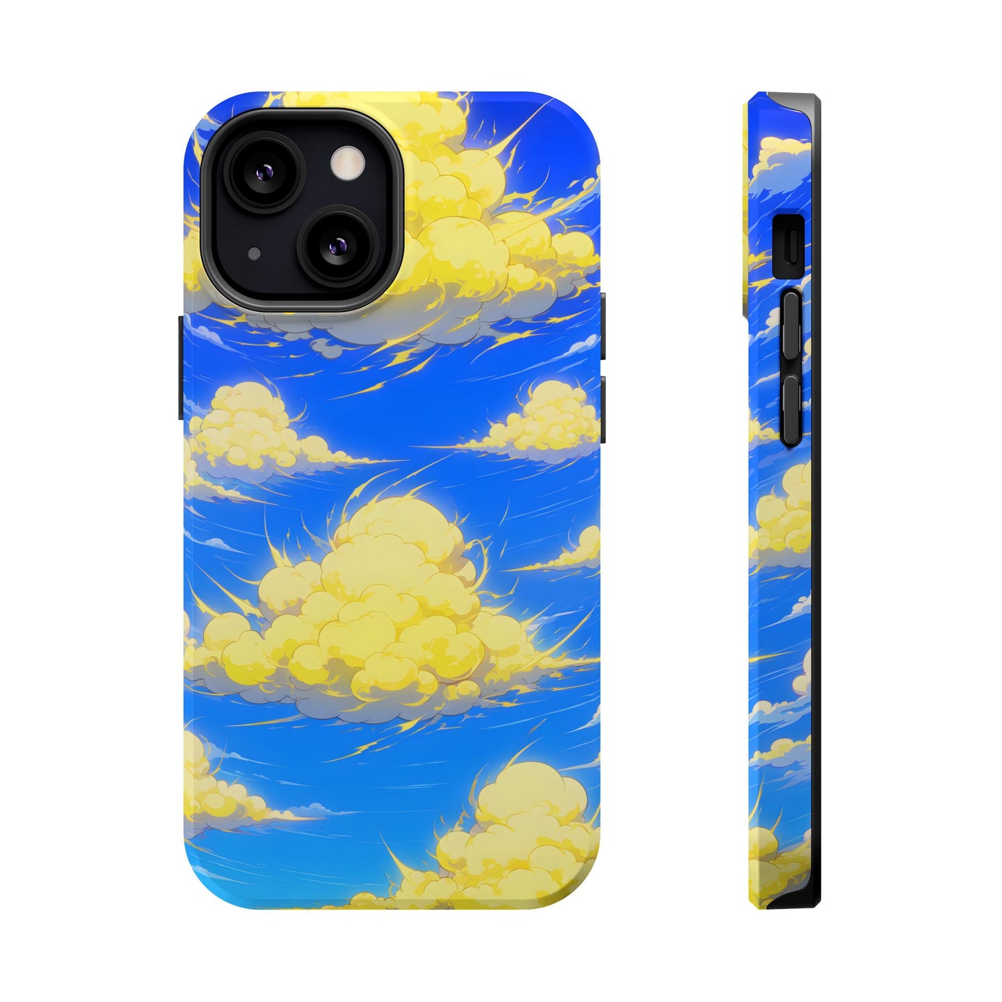 Cinematic Anime Sky: Vibrant Golden Cloudscape MagSafe Case