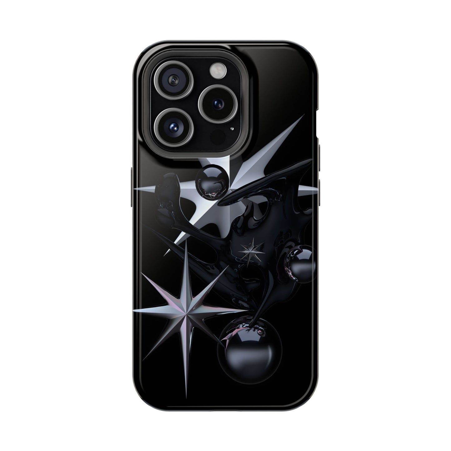 Cyber Star Liquid Metal Magnetic Tough Case