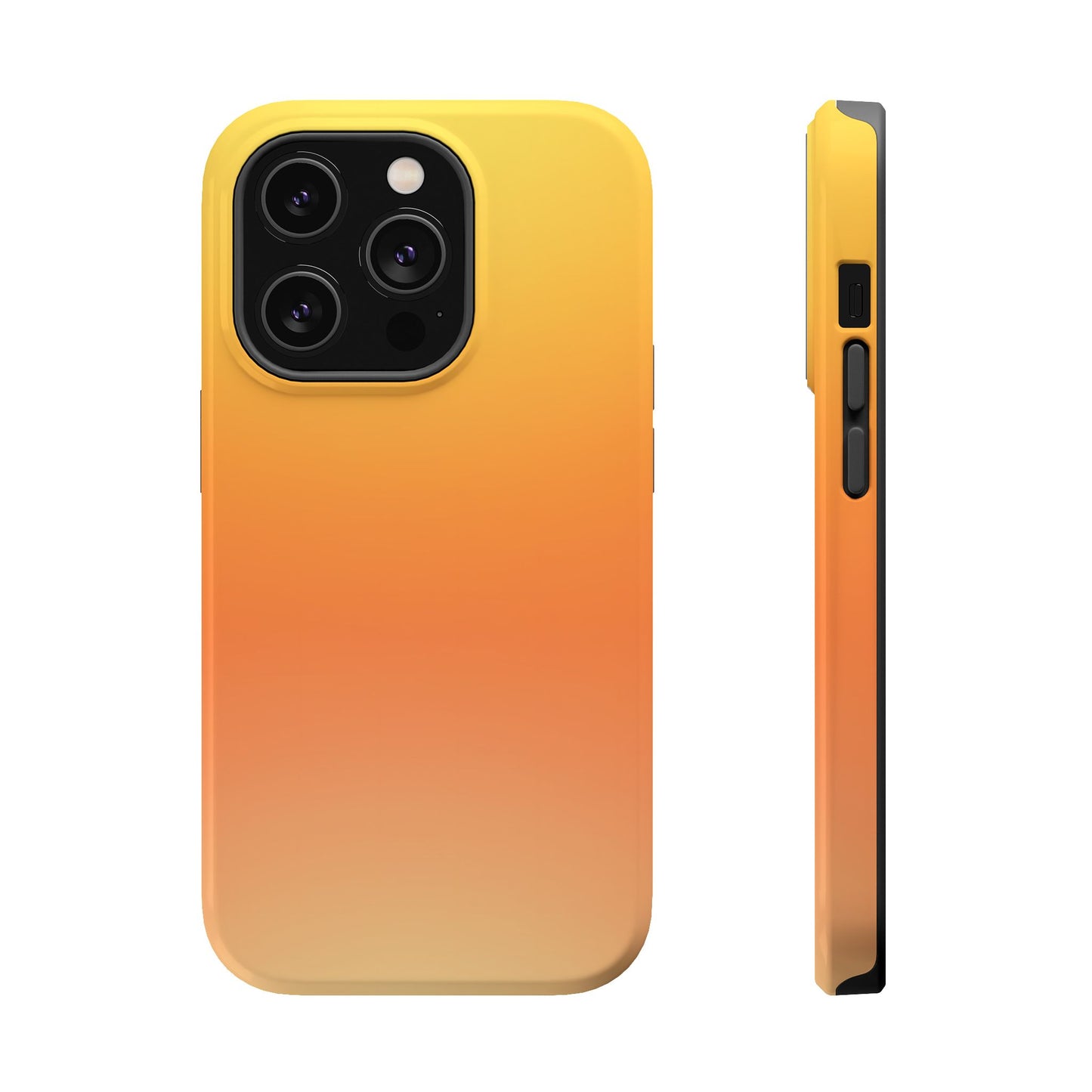 Golden Sunrise Gradient Magnetic Impact Case