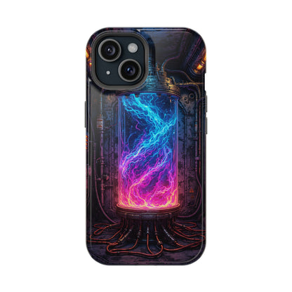 Neon Reactor: Cyberpunk Energy Core MagSafe Case