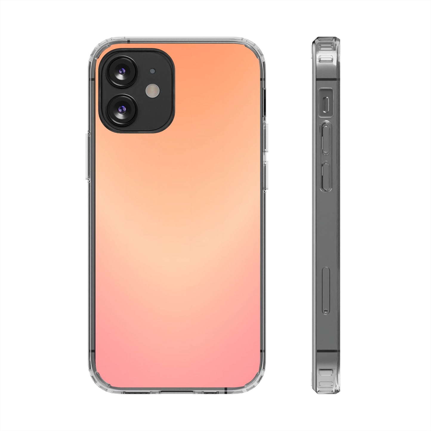 Golden Hour Aura Clear Case - MagSafe Compatible Sunset Gradient Cover
