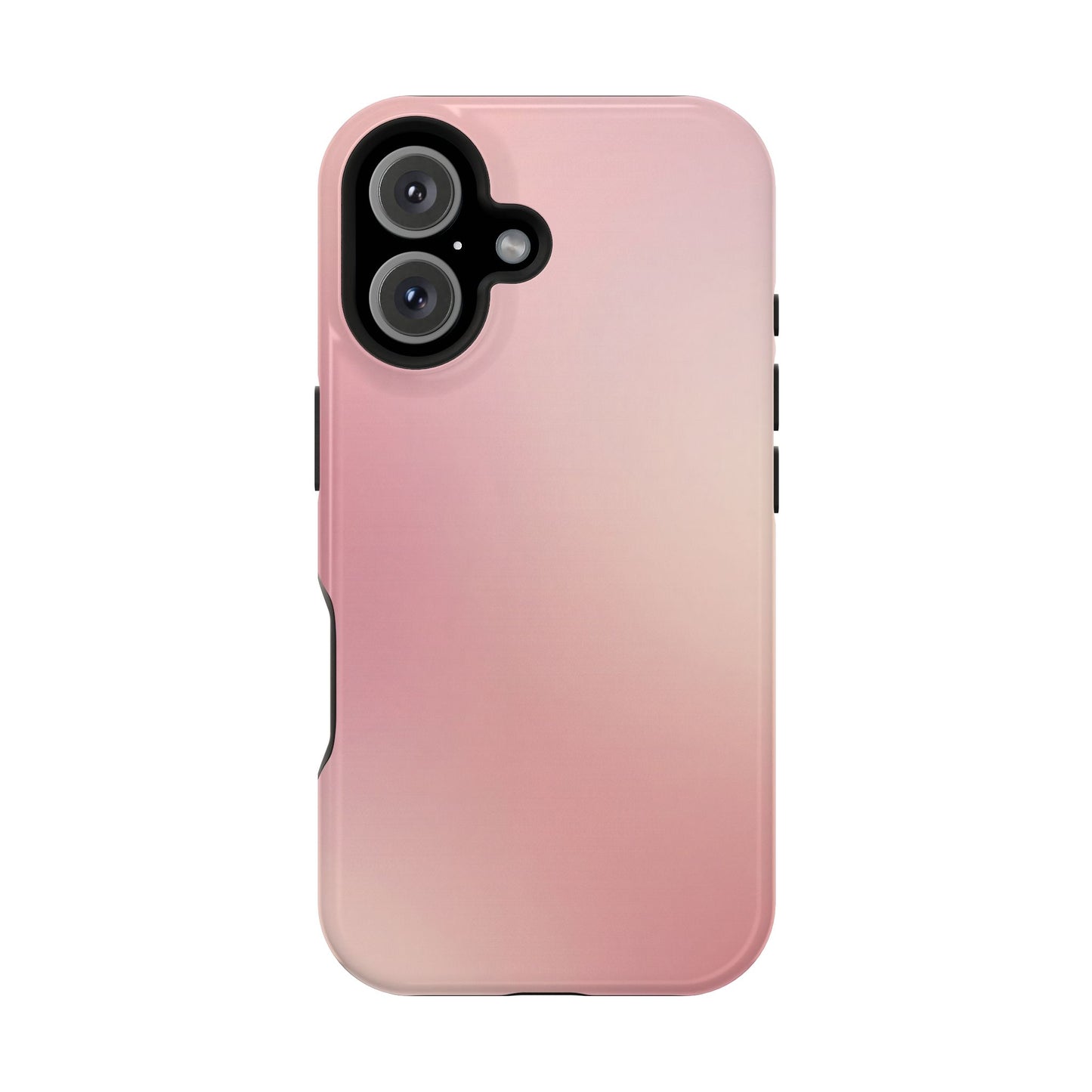 Elegant Rose Gold Gradient Magnetic Case