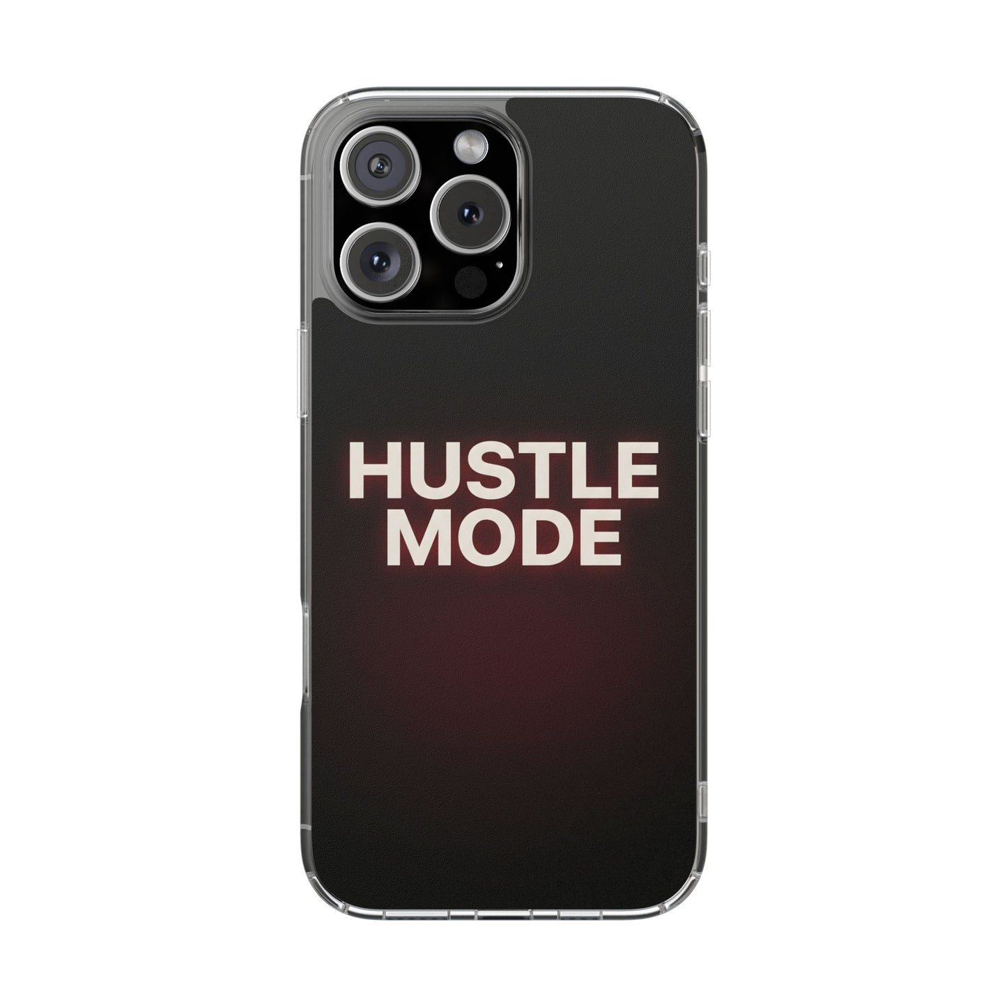 Hustle Mode Clear Case - MagSafe Compatible Dark Glowing Cover