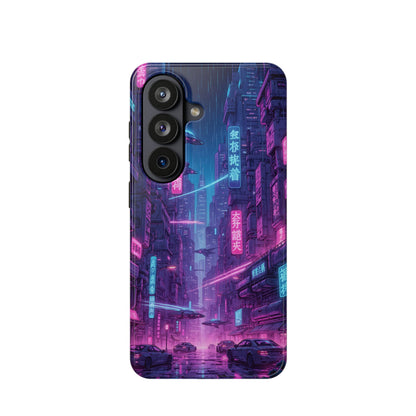 Neo-Tokyo Nights: Premium Cyberpunk Cityscape MagSafe Case