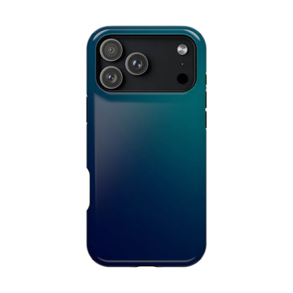 Deep Teal to Midnight Gradient Magnetic Impact Case