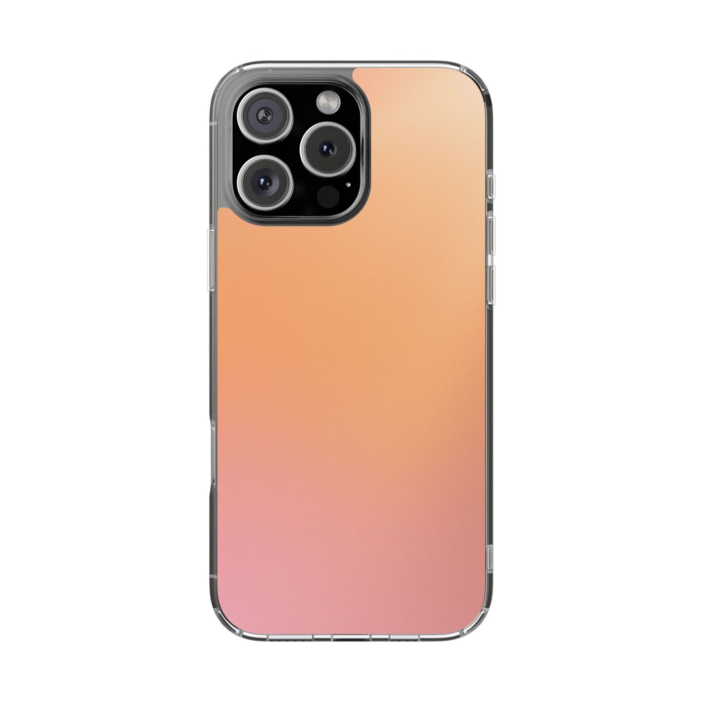 Sunset Aura Clear Case - MagSafe Compatible Warm Gradient Cover