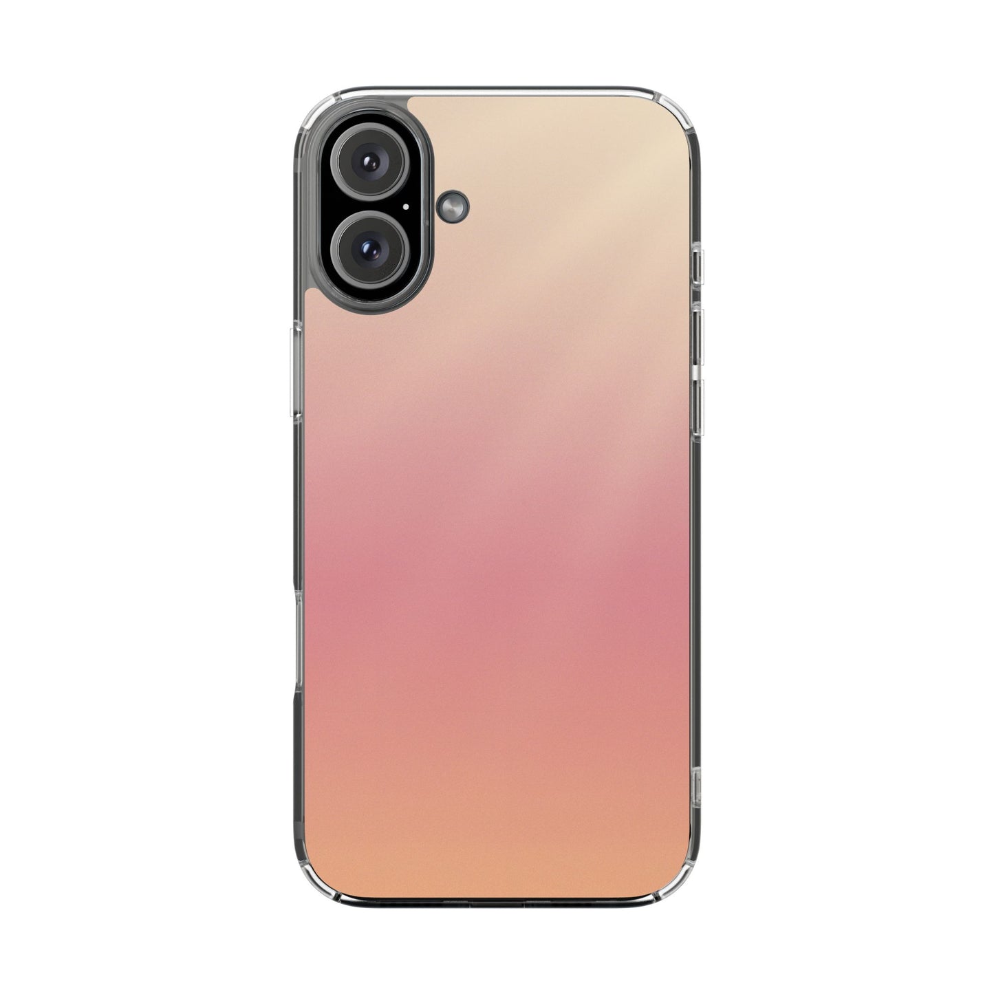 Golden Hour Aura Clear Case - MagSafe Compatible Warm Gradient Cover