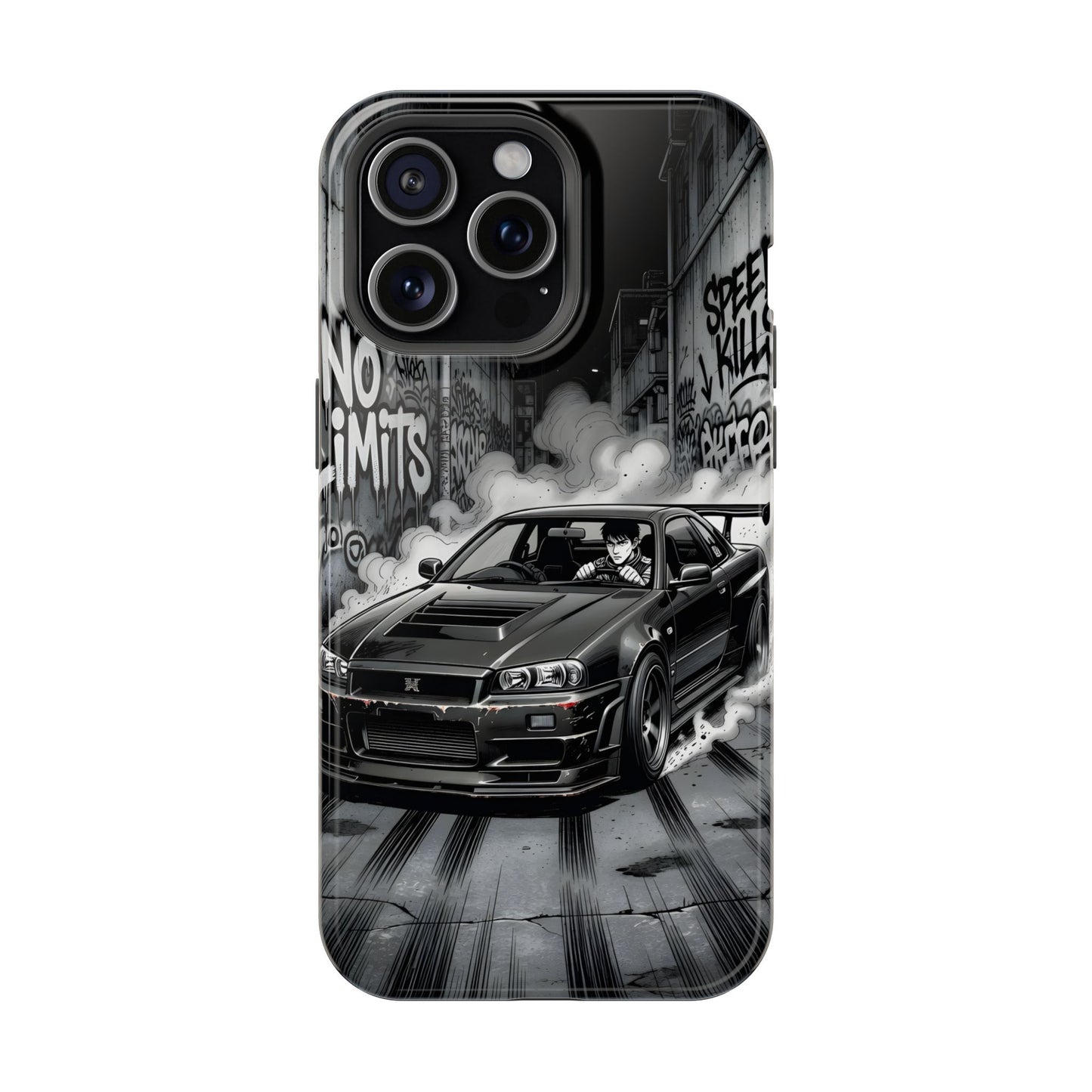 No Limits JDM Manga Skyline Magnetic Case