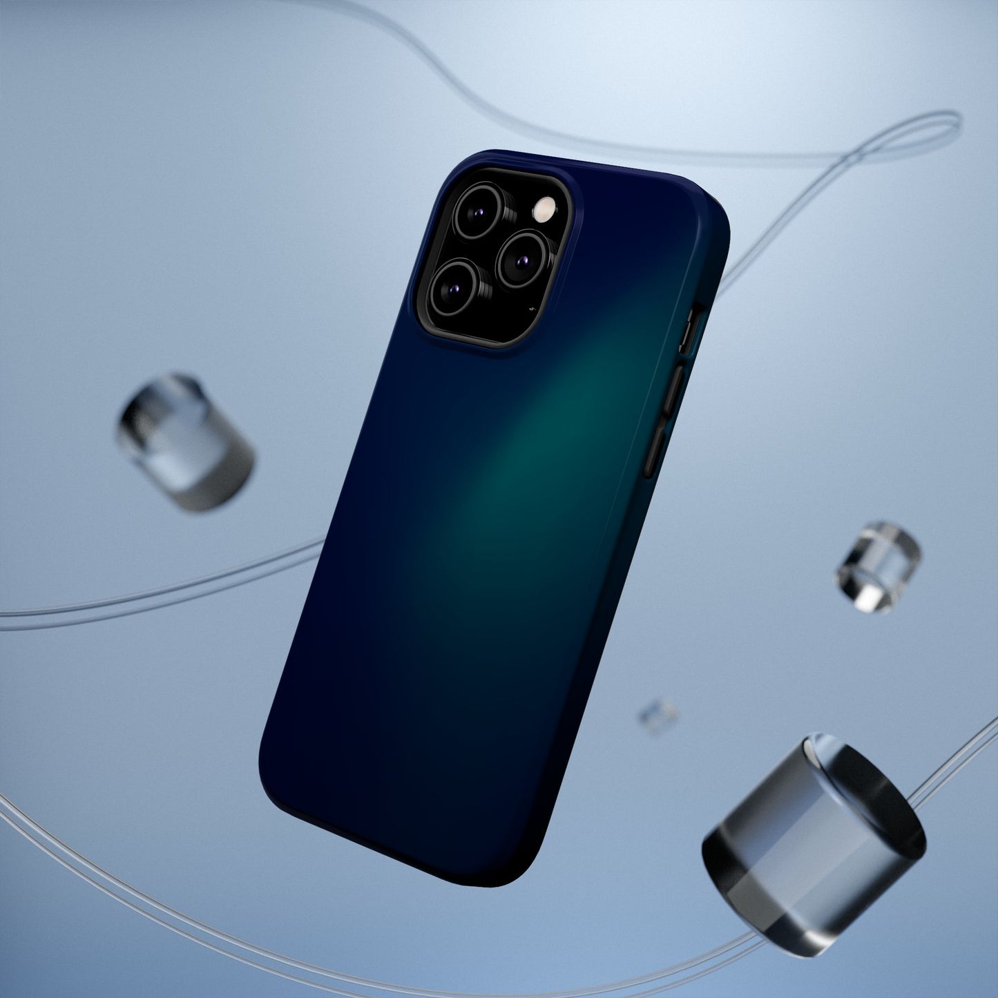 Midnight Teal Aurora Magnetic Impact Case