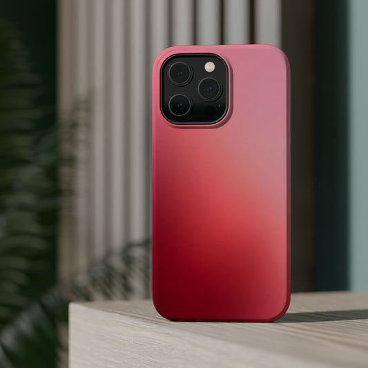 Hot Pink to Crimson Gradient Magnetic Case