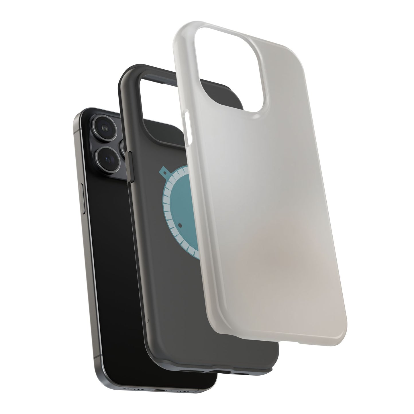 Stone Grey Gradient Magnetic Impact Case