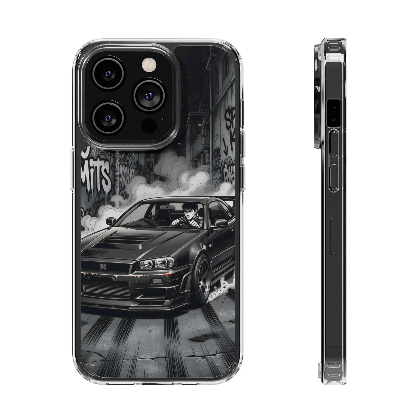Tokyo Drift Manga Clear Case - MagSafe Compatible JDM Car Cover