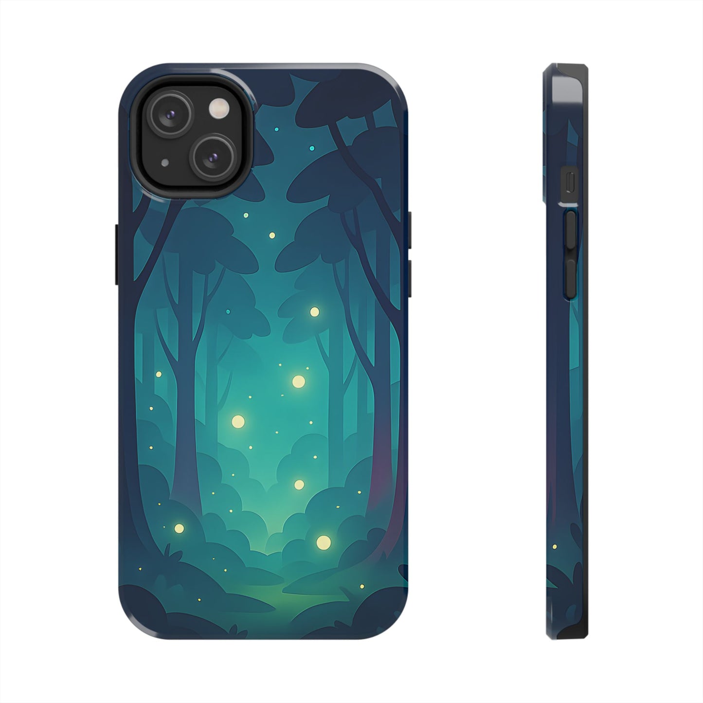 Enchanted Forest Fireflies Case - Mystic Nature Tough Cover for iPhone & Samsung