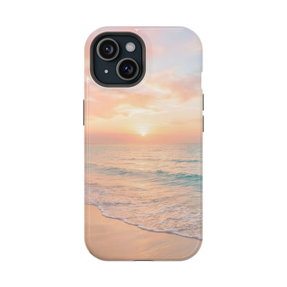 Serene Sunset Beach Magnetic Impact Case