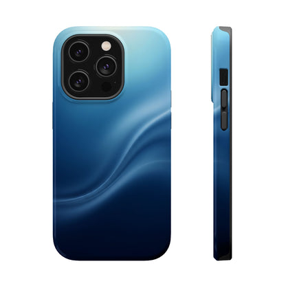 Blue Wave Abstract Magnetic Impact Case