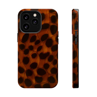 Dark Amber Tortoise Shell Magnetic Tough Case
