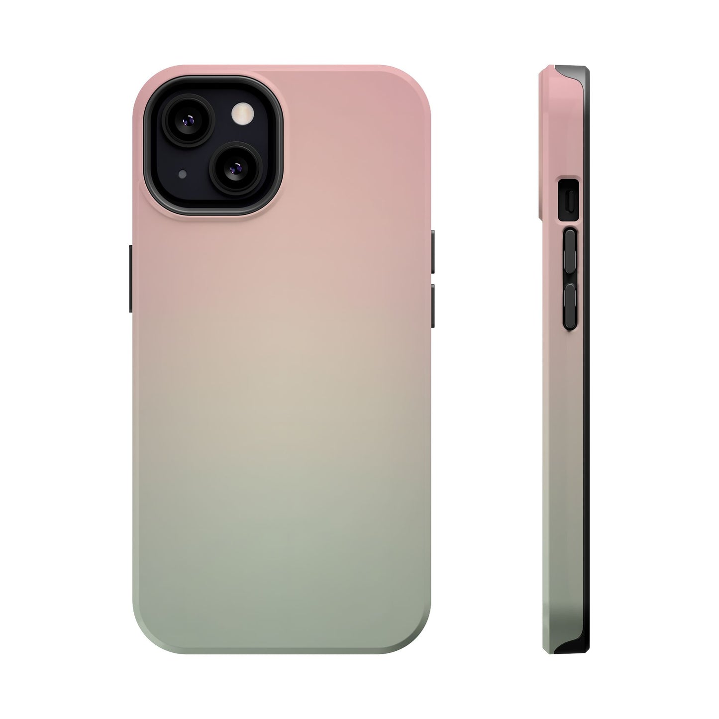 Pink to Sage Green Gradient Magnetic Impact Case