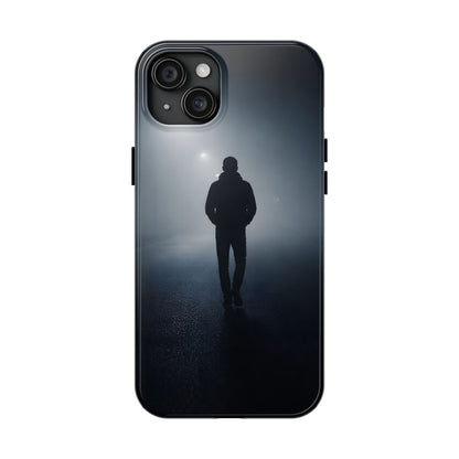 Foggy Night Silhouette Tough Case - Urban Mystery Cover for iPhone & Samsung