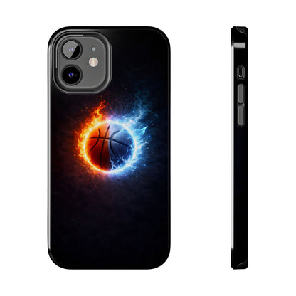 Fire and Ice Basketball Tough Case - Elemental Balance Cover for iPhone & Samsung