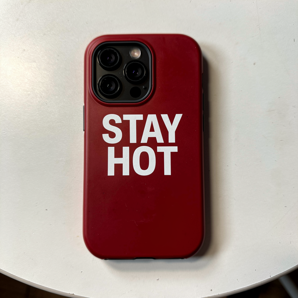Stay Hot Bold Typography Magnetic Impact Case