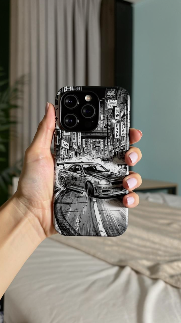 Tokyo Drift Manga Skyline Magnetic Tough Case