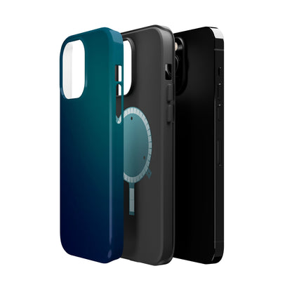 Deep Teal to Midnight Gradient Magnetic Impact Case