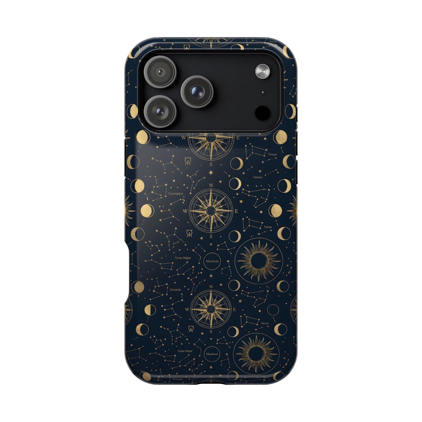 Solar Navigator Antique Gold Celestial Magnetic Case