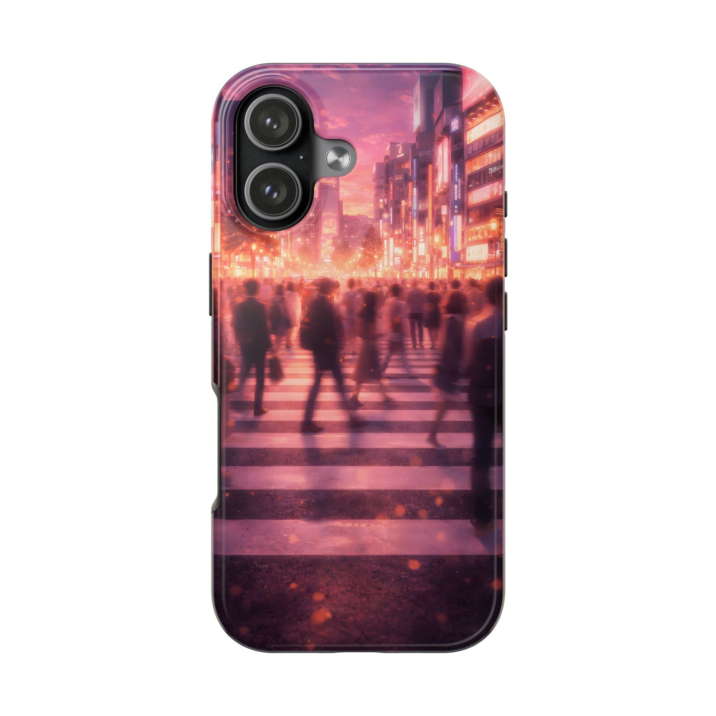 Tokyo Twilight Crossing Tough Case - Urban Japan Skyline Cover for iPhone & Samsung
