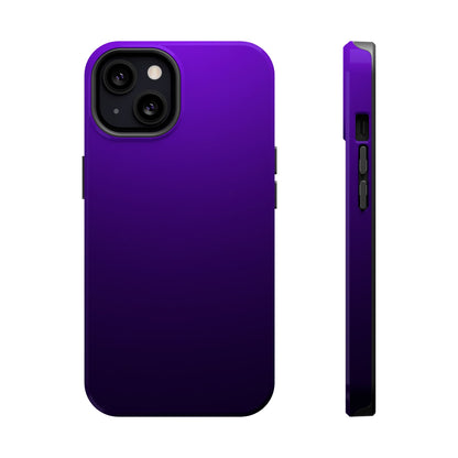 Midnight Amethyst: Dark Purple Gradient MagSafe Case